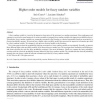 Higher order models for fuzzy random variables