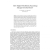 How Might Probabilistic Reasoning Emerge from the Brain?