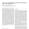 How to "hear" visual disparities: real-time stereoscopic spatial depth analysis using temporal resonance