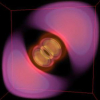 Hub-based Simulation and Graphics Hardware Accelerated Visualization for Nanotechnology Applications