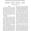 Human Factors Aspects of Power System Voltage Visualizations