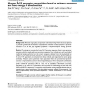 Human Pol II promoter recognition based on primary sequences and free energy of dinucleotides