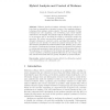 Hybrid Analysis and Control of Malware