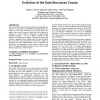 Hybrid and custom data structures: evolution of the data structures course