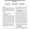 Hybrid ontology-based matchmaking for service discovery