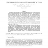 i-Hop Homomorphic Encryption and Rerandomizable Yao Circuits