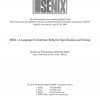 IBDL: A Language for Interface Behavior Specification and Testing