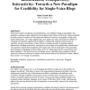 Identification, Transparency, Interactivity: Towards a New Paradigm for Credibility for Single-Voice Blogs