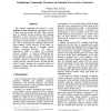 Identifying Community Structure in Semantic Peer-to-Peer Networks