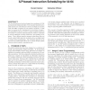 ILP-based Instruction Scheduling for IA-64