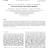 Image reconstruction from a complete set of similarity invariants extracted from complex moments