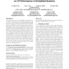 Impact of NVRAM write cache for file system metadata on I/O performance in embedded systems