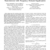 Implementation of Single Carrier Packet Transmission with Frequency Domain Equalization