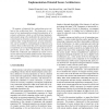 Implementation-Oriented Secure Architectures