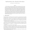 Implementation with a bounded action space