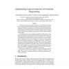 Implementing logical connectives in constraint programming