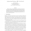 Implementing Matching in ALE--First Results