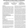 Implicit brushing and target snapping: data exploration and sense-making on large displays