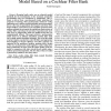 Improved audio coding using a psychoacoustic model based on a cochlear filter bank