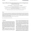 Improved Bayesian image denoising based on wavelets with applications to electron microscopy