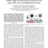 Improved Decoding Methods of Visible Light Communication System for ITS Using LED Array and High-Speed Camera