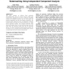 Improved watermark detection for spread-spectrum based watermarking using independent component analysis