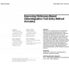 Improving dictionary-based disambiguation text entry method accuracy