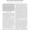 Improving evolutionary testing by means of efficiency enhancement techniques