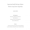 Improving Parallel Ordering of Sparse Matrices Using Genetic Algorithms