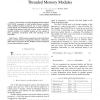 Improving Power and Data Efficiency with Threaded Memory Modules