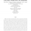 Improving TCP performance in ad hoc networks using signal strength based link management