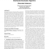 Improving the efficiency of the distributed stochastic algorithm