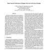 Improving the Performance of Regular Networks with Source Routing
