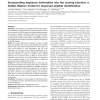 Incorporating sequence information into the scoring function: a hidden Markov model for improved peptide identification