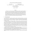Incremental Branching Programs