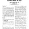Incremental clustering for profile maintenance in information gathering web agents