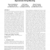 Incremental maintenance of length normalized indexes for approximate string matching