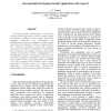 Incrementally developing parallel applications with AspectJ