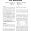 Indoor localization without infrastructure using the acoustic background spectrum