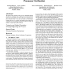 Industrial experience with test generation languages for processor verification