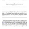 Information processing in complex networks: Graph entropy and information functionals