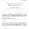 Information retrieval and machine learning for probabilistic schema matching