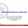 Information Retrieval On Empty Fields