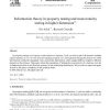 Information Theory in Property Testing and Monotonicity Testing in Higher Dimension