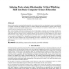 Infusing Parts-whole Relationship Critical Thinking Skill into Basic Computer Science Education