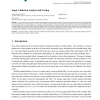 Input validation analysis and testing