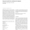 Integrated model-driven dashboard development
