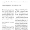 Integrating behavioral and neural data in a model of zebrafish network interaction