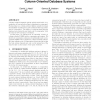 Integrating compression and execution in column-oriented database systems
