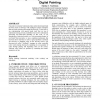 Integrating drawing tools with behavioral modeling in digital painting